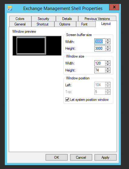 Exchange-2013-Slow-Loading-Exchange-PowerShell-Modules-Powershell-Window-Size