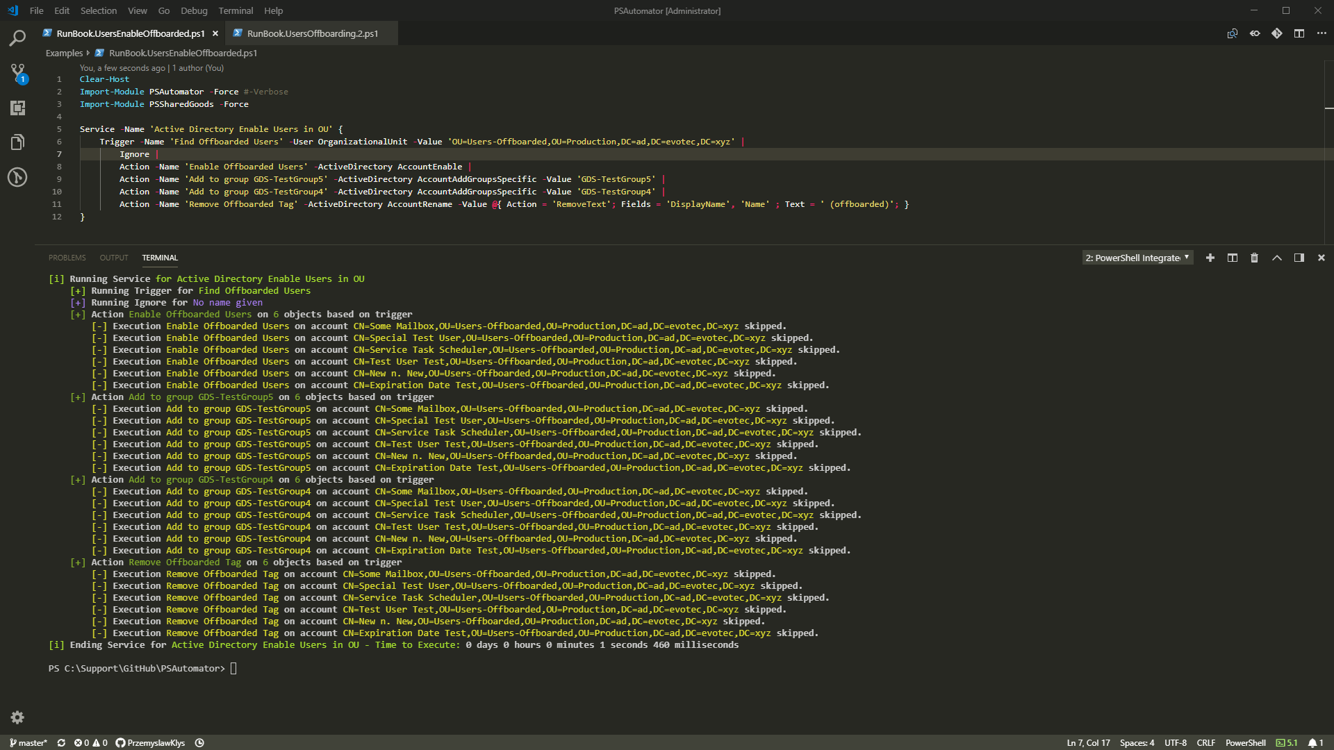 PSAutomator - Example 1