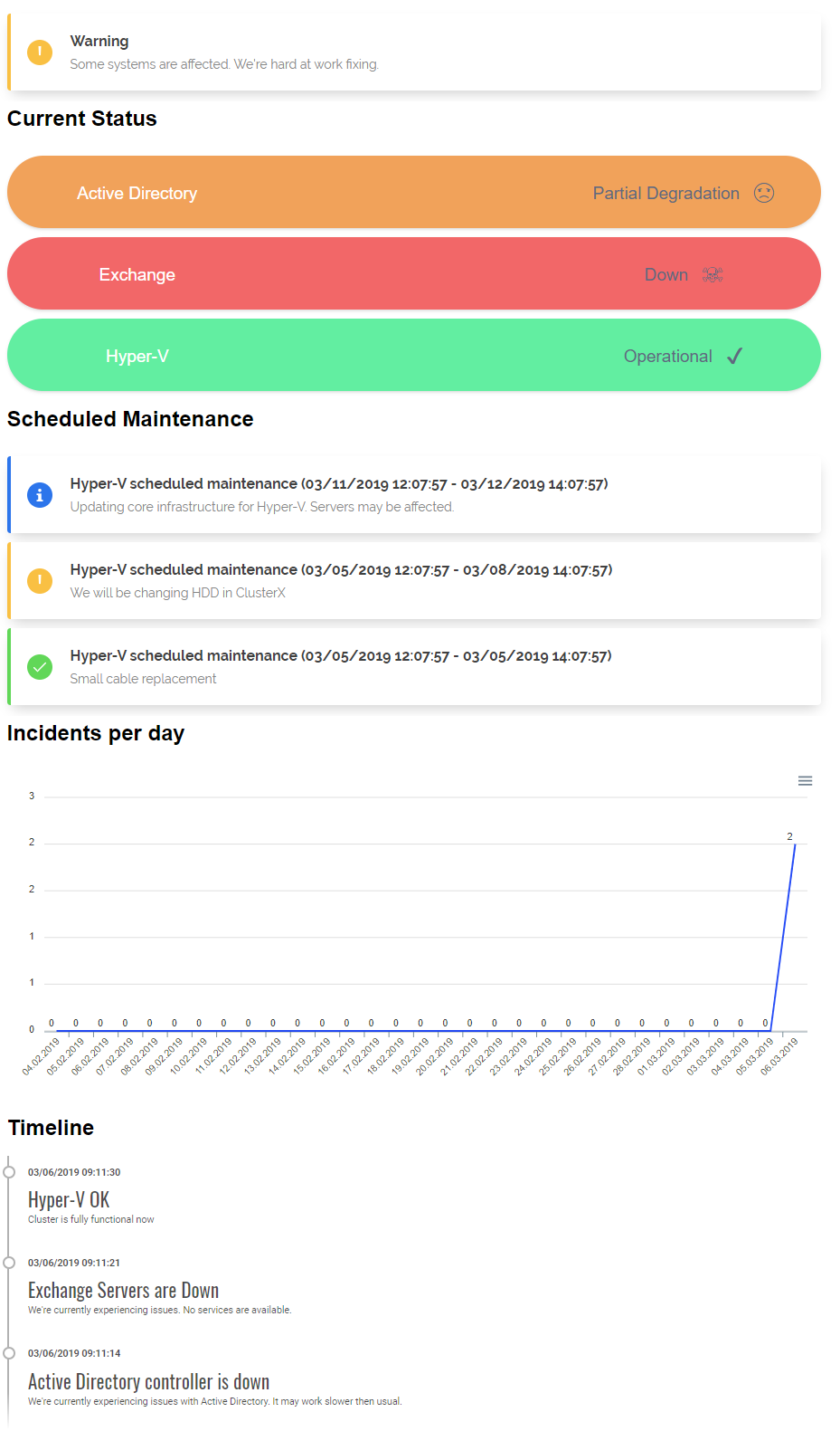 Meet Statusimo – PowerShell generated Status Page