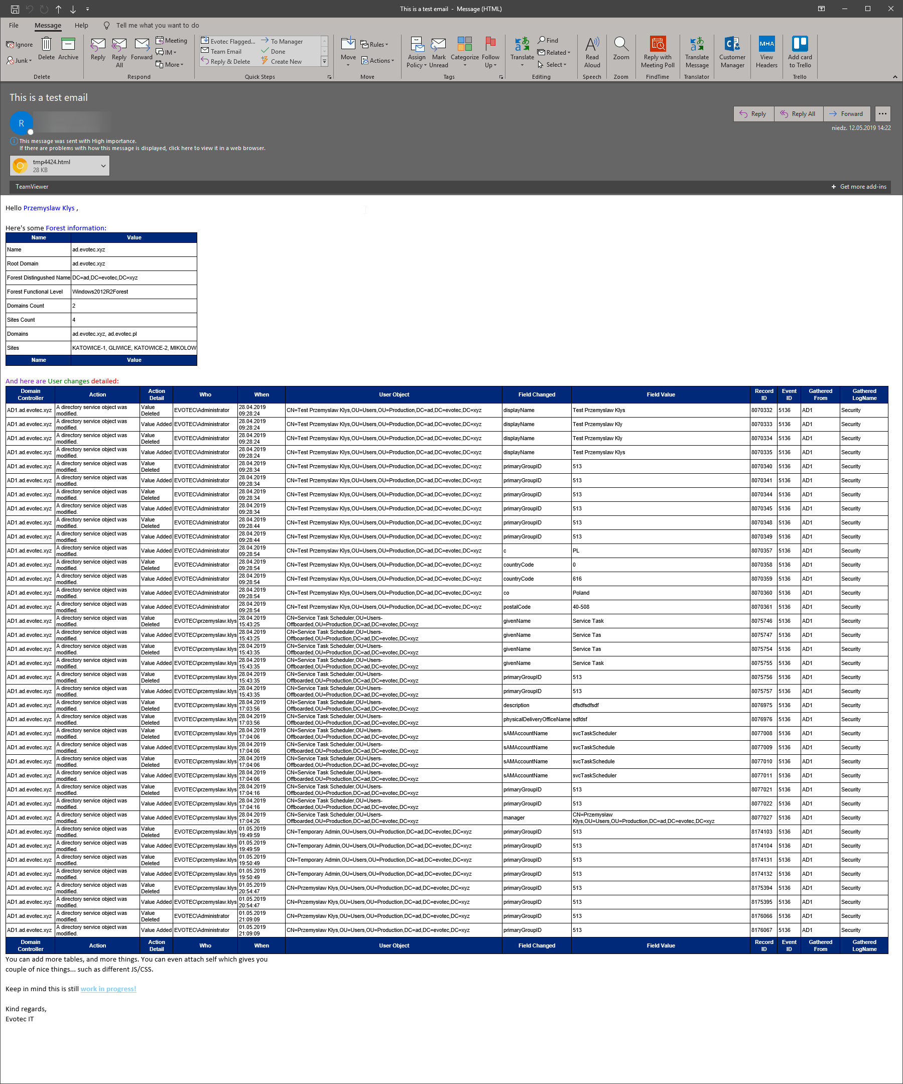 Emailimo Active Directory Documentation