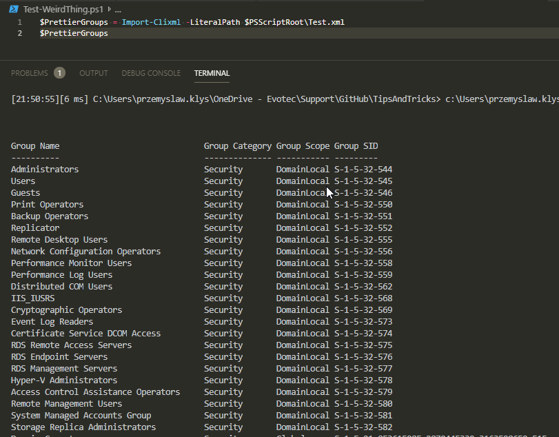 Export-CliXML and Import-CliXML serialization woes