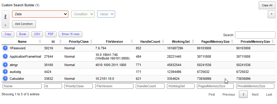 Out-HTMLView Search Builder Out-HTMLView Search Builder
